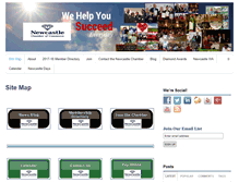 Tablet Screenshot of newcastle-chamber.org